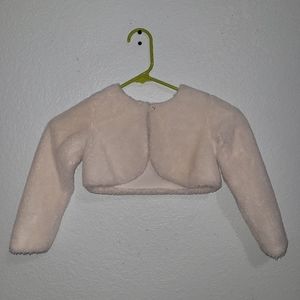 Cozy fur bolero jacket